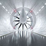 Wind Tunnel with bright backlight