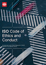 Página de portada: ISO Code of Ethics and Conduct