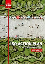 Página de portada: ISO Action Plan for developing countries 2021-2025